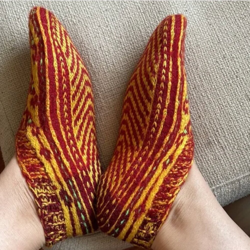 wool socks, wool slippers - Picture 2 of 5